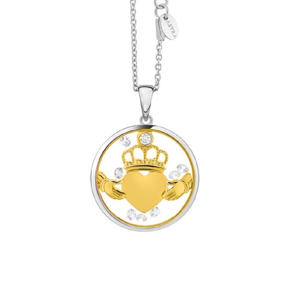 Claddagh Heart Necklace -  ASTRA Jewellery
Sil...