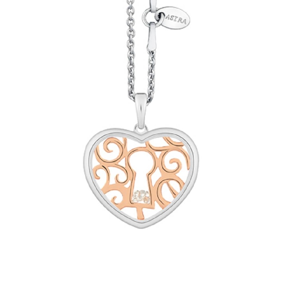 Open Heart - ASTRA Jewellery
Silver &amp; 10KT Ros...