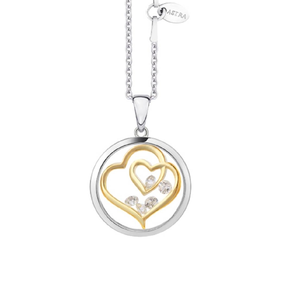 Heart in Heart - ASTRA Jewellery
Silver &amp; 10KT...