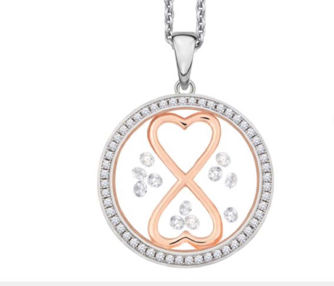 Infinity Heart - ASTRA Jewellery
Silver &amp; 14Kt...