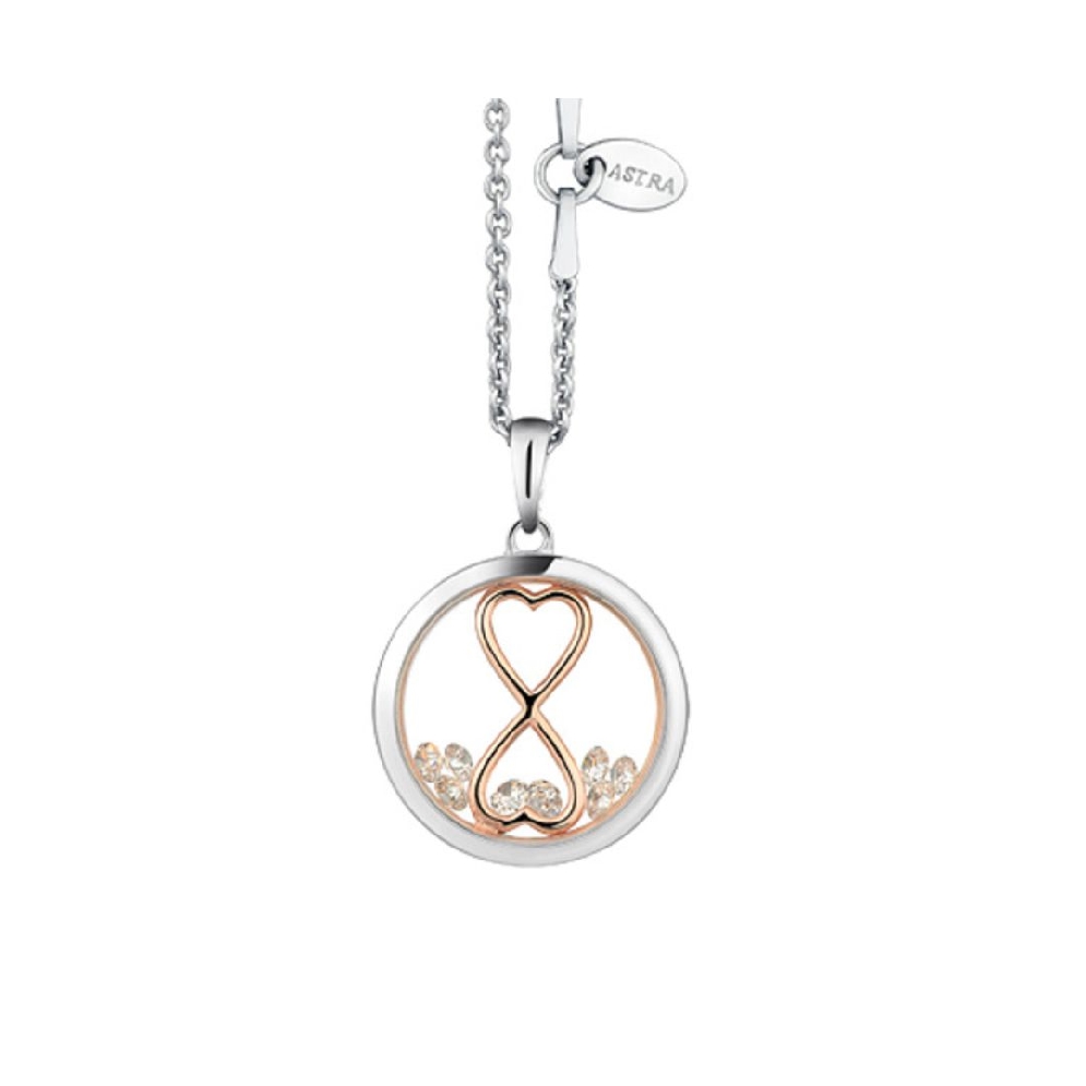 Infinity Heart - ASTRA Jewellery
Silver &amp; 14KT...