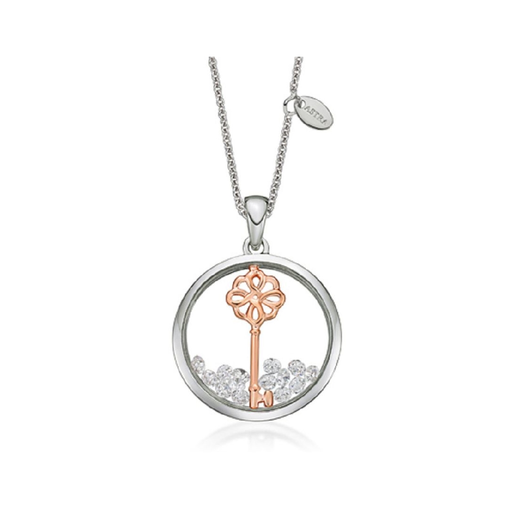 Lucky Key - ASTRA Jewellery
Silver &amp; 14KT Rose...