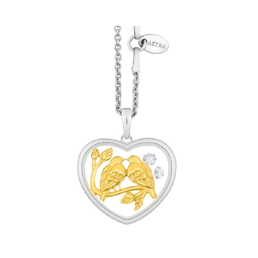 Love Birds - ASTRA Jewellery
Silver &amp; 14KT Yel...