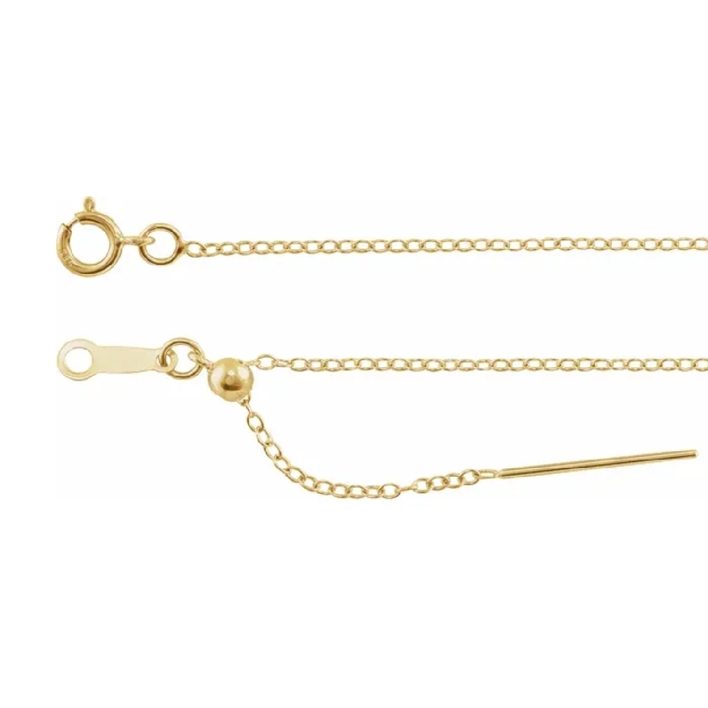 1mm Adjustable Threader Cable Chain 16-22  
14...