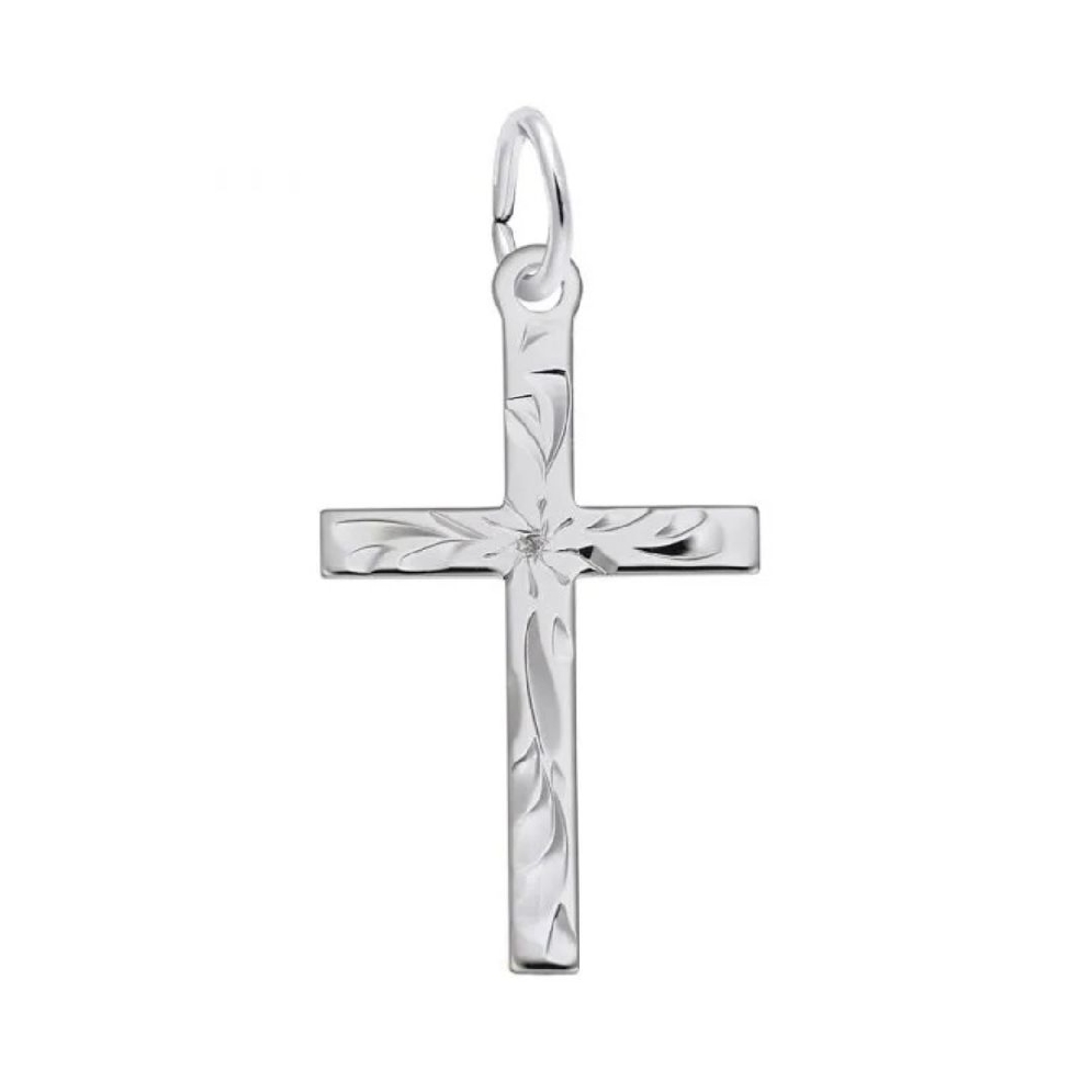 Rembrandt Charms - Medium Cross 
Silver  