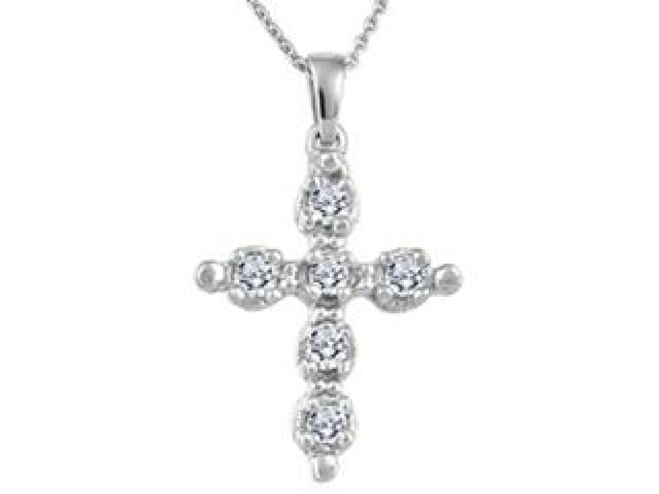 Diamond Cross Pendant 0.03ctw
10KT White Gold...