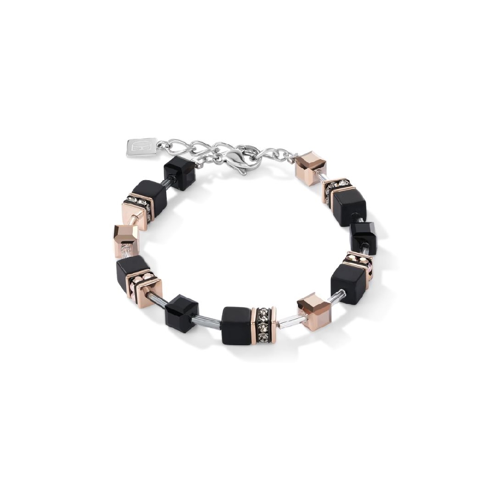 Coeur De Lion 
GeoCUBE&reg; Bracelet Onyx Black/...