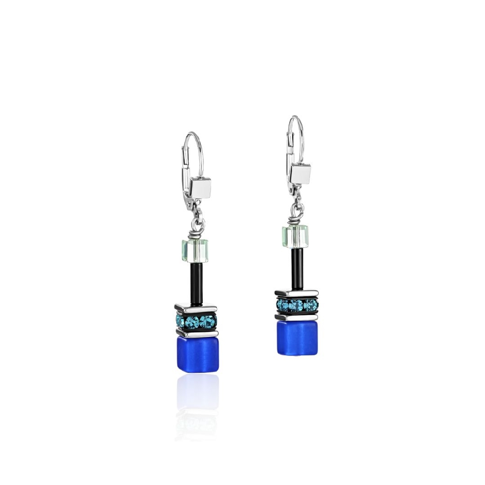 Coeur De Lion GeoCUBE&reg; Iconic Earrings in Blue...