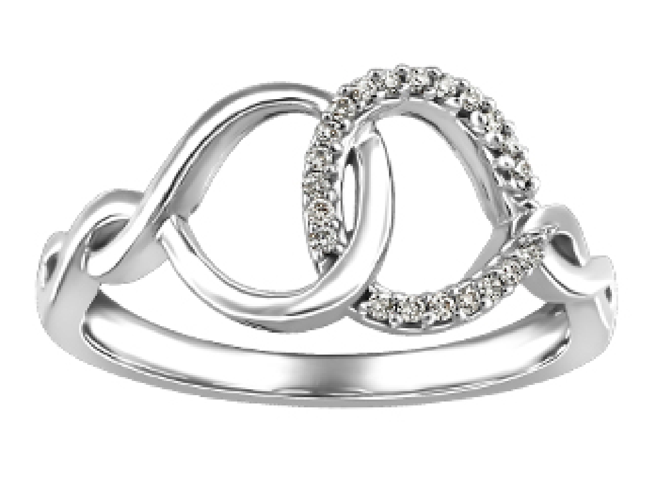 Mini Diamond Ring 0.084ct 
10KT WG

* Ring s...