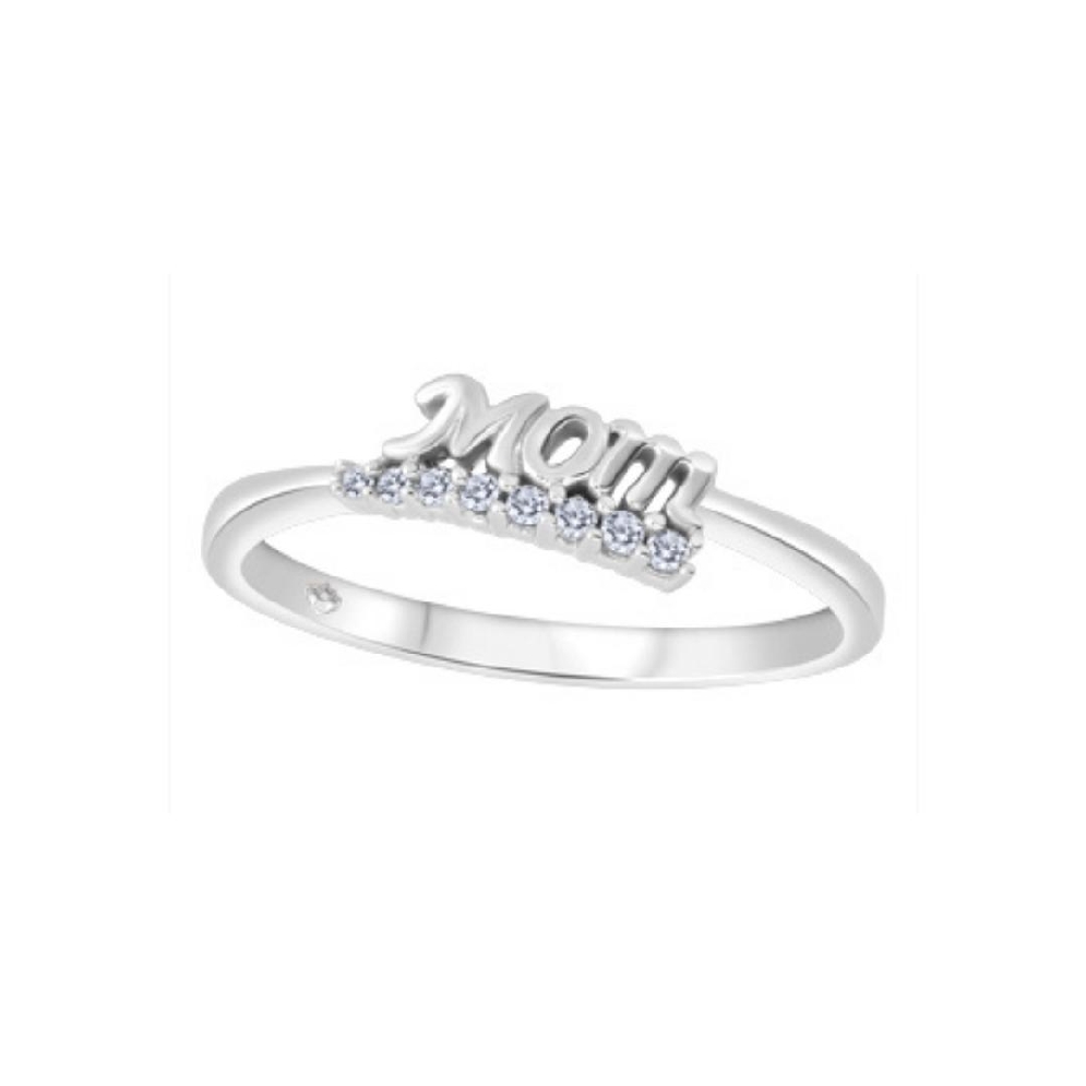 Diamond MOM Ring
10KT White Gold

* Ring siz...
