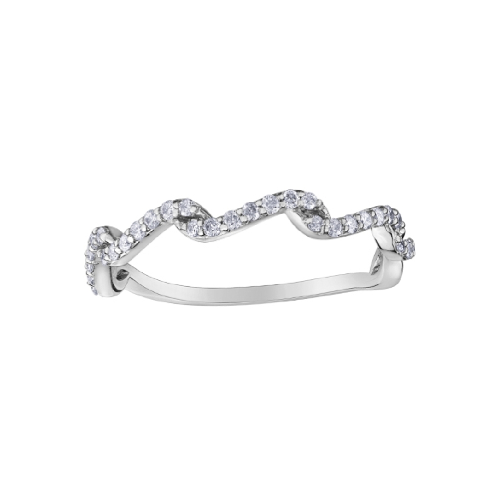 Diamond Ring 0.20ctw - Wear alone or stack them...