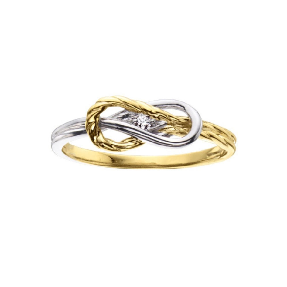 Diamond Infinity Ring
10KT Yellow Gold
0.015ct  