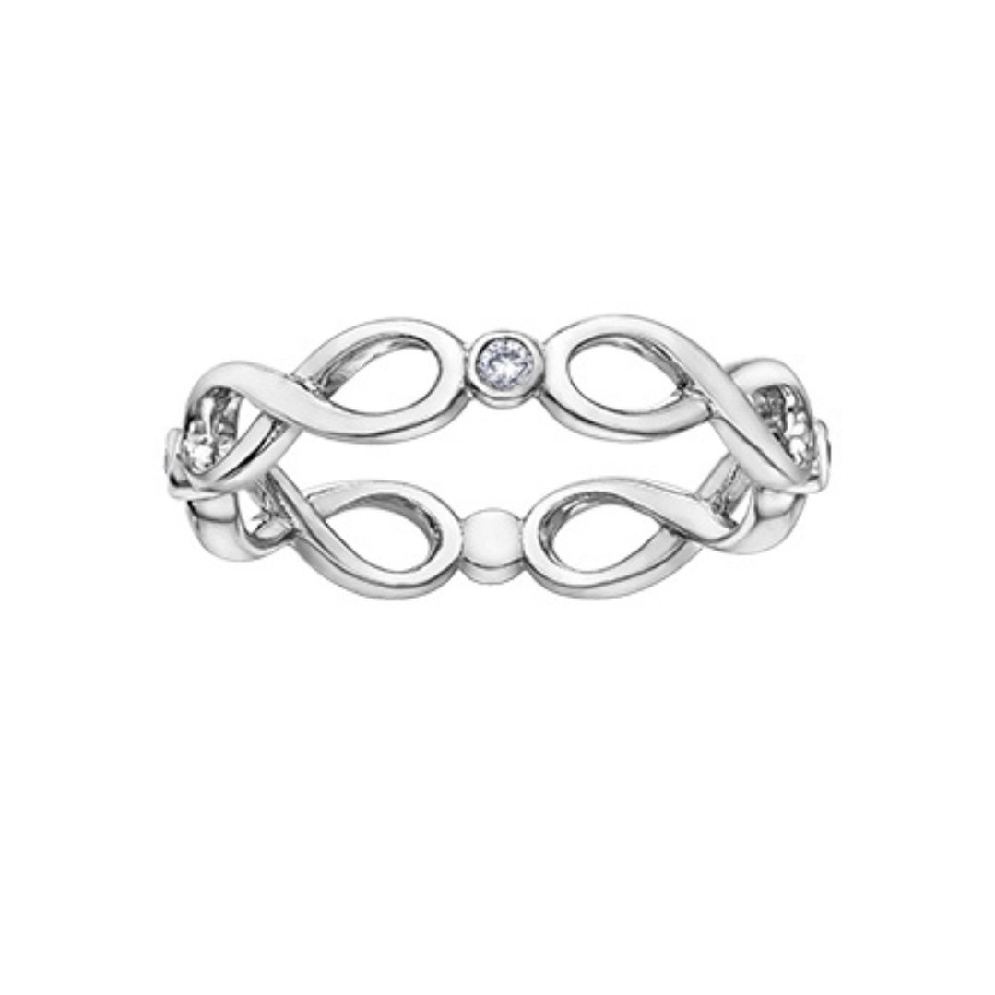 Diamond Infinity Ring
10KT White Gold
0.05ctw  