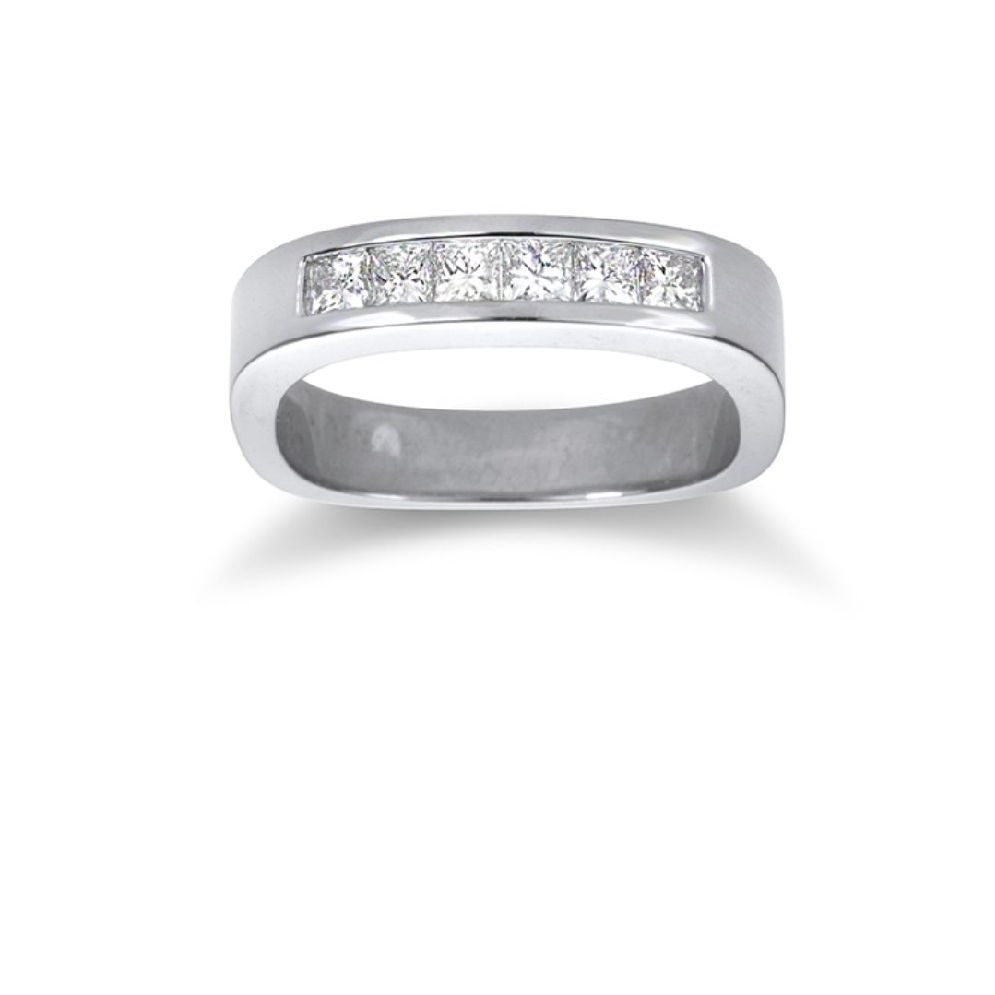 Princess-Cut Diamond Anniversary Band 0.41ctw
...