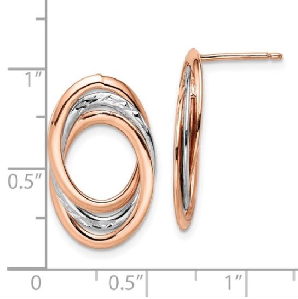 Diamond Cut Dangle Earrings
10Kt White Gold &amp; ...