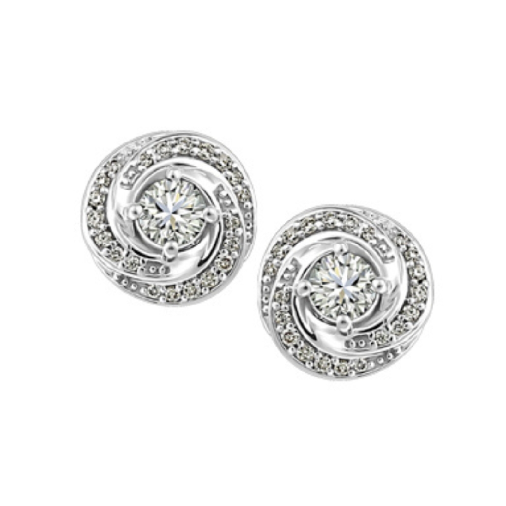 Canadian Diamond Earrings 0.25ctw
14KT White G...