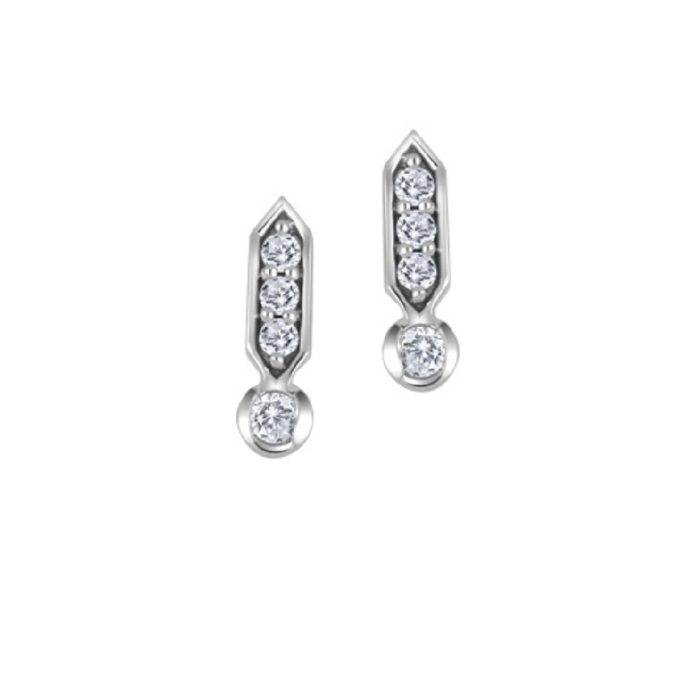 Canadian Diamond Earrings 0.0125ctw
10KT White...