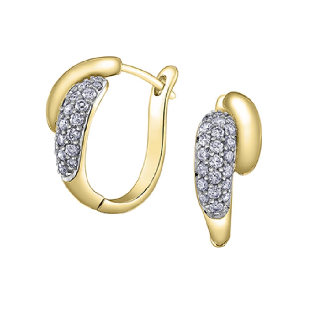 Diamond Hoop Earrings
0.50ctw
10KT YG  