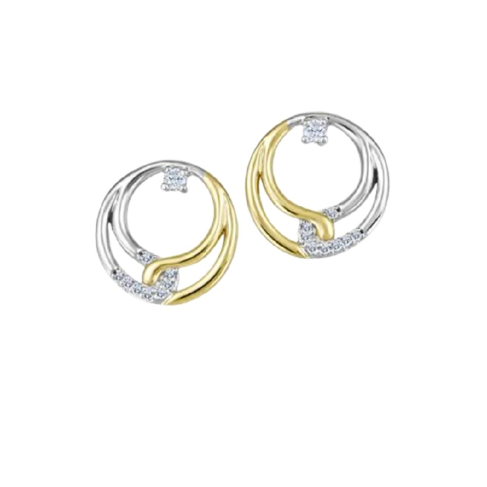 Canadian Diamond Earrings 0.098ctw
10KT White ...