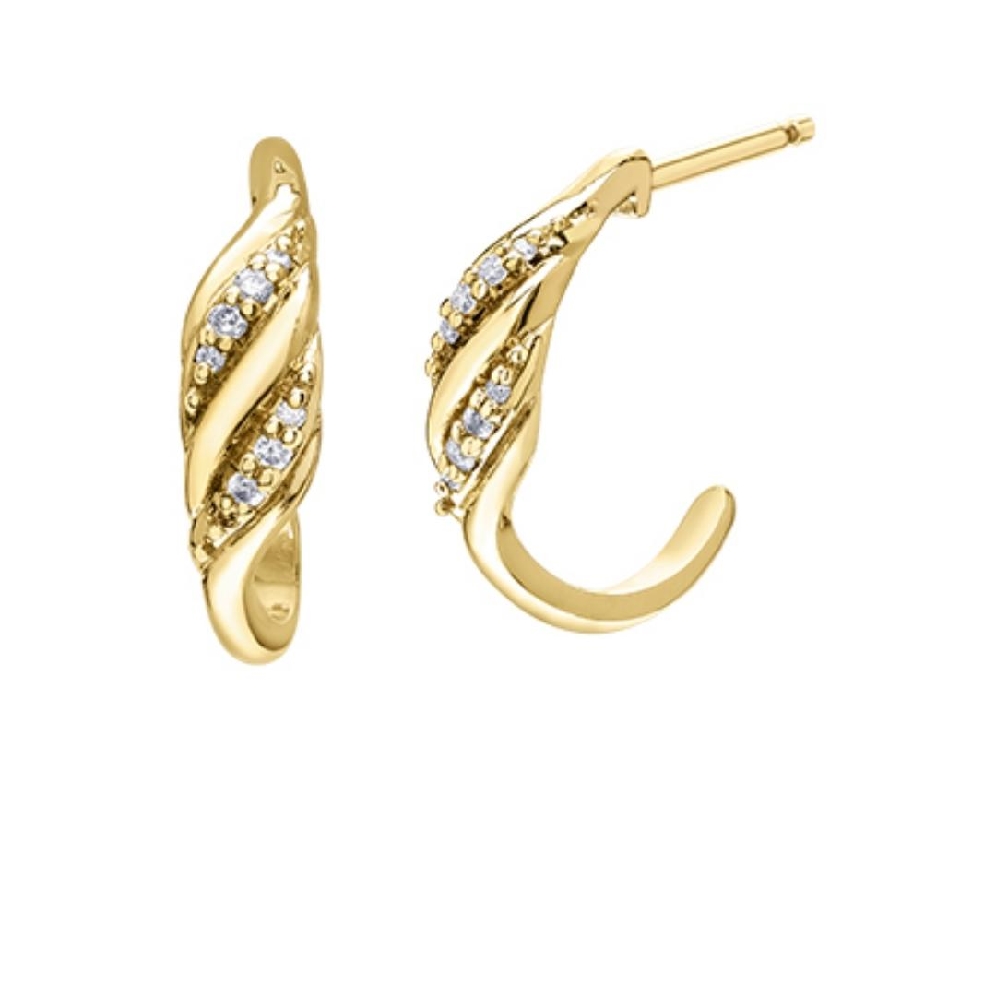 Diamond Earrings 0.06ctw
10KT Yellow Gold
  