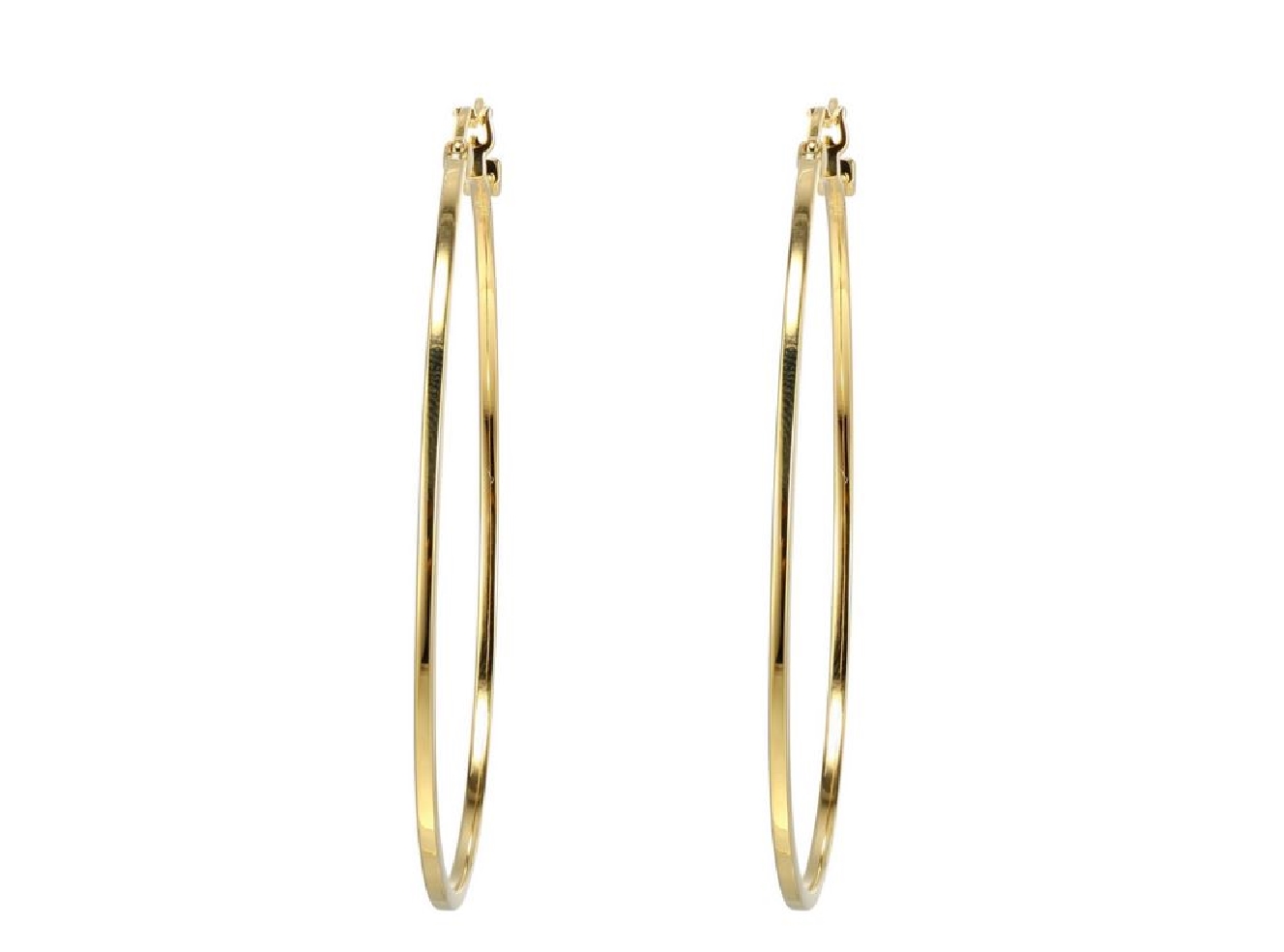 ELLE
Hoop Earrings
Gold Plated Silver
55mm
...
