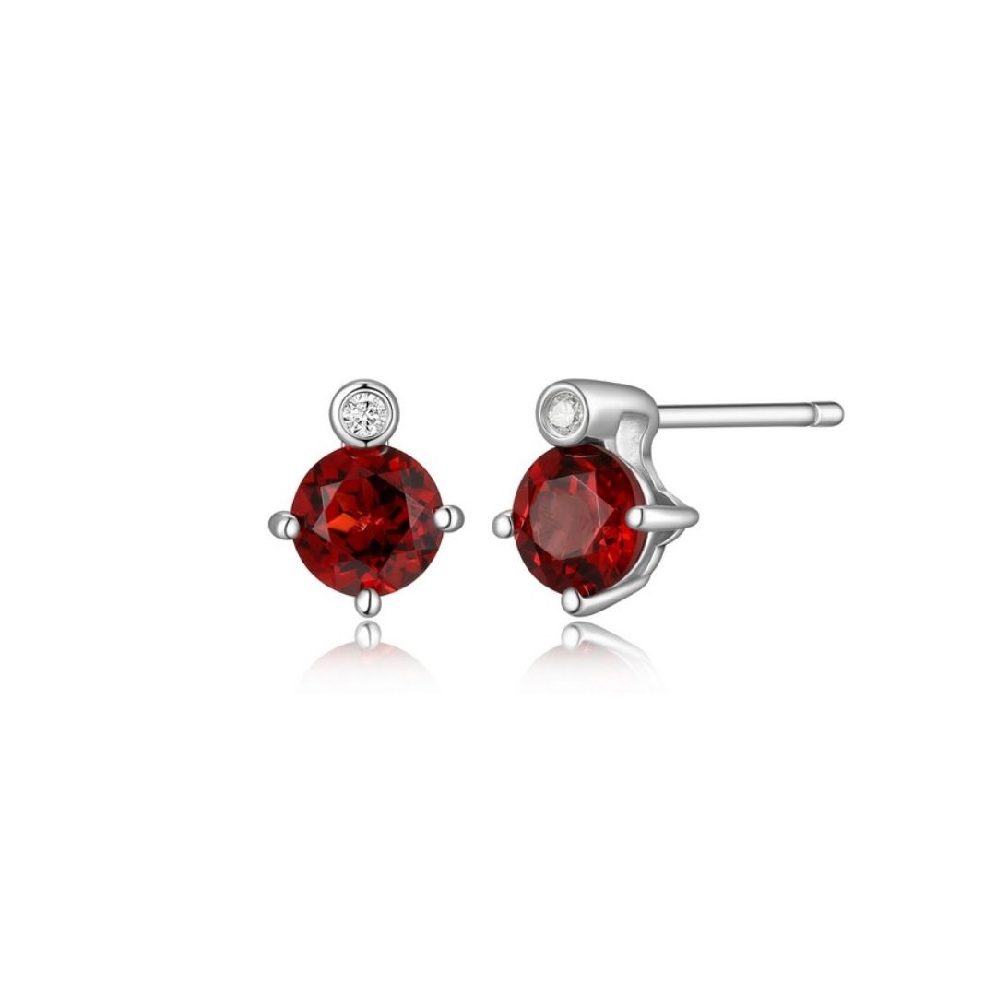 ELLE
Birthstone Stud Earrings
w/ Lab Grown Di...