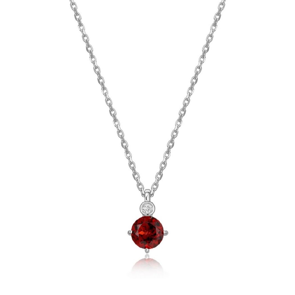 ELLE
Birthstone Necklace
w/ Lab Grown Diamond...