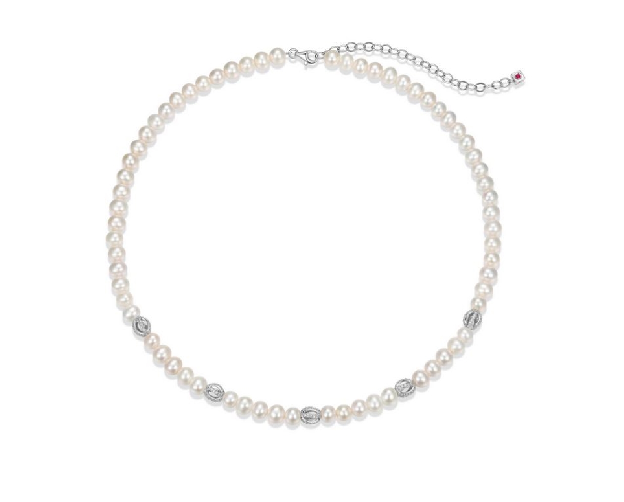 ELLE
  Luna   Necklace
Genuine White Pearl
C...