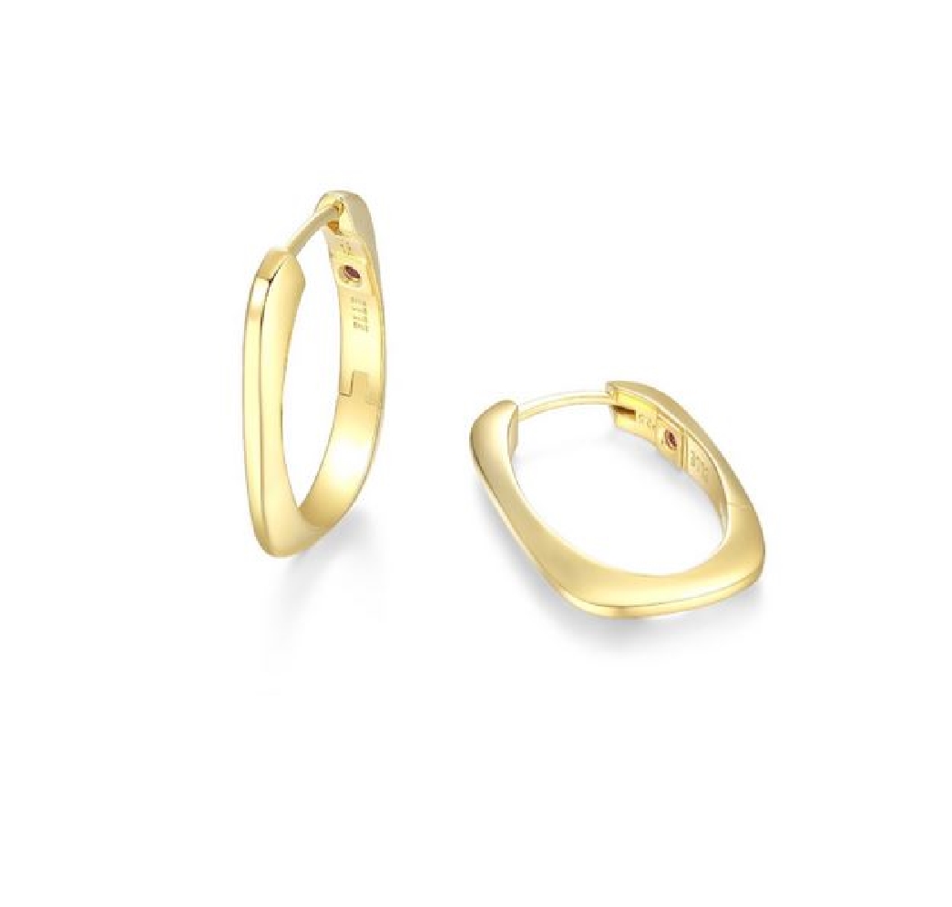 ELLE
  Allure   Hoop Earrings
Silver/Gold Pla...