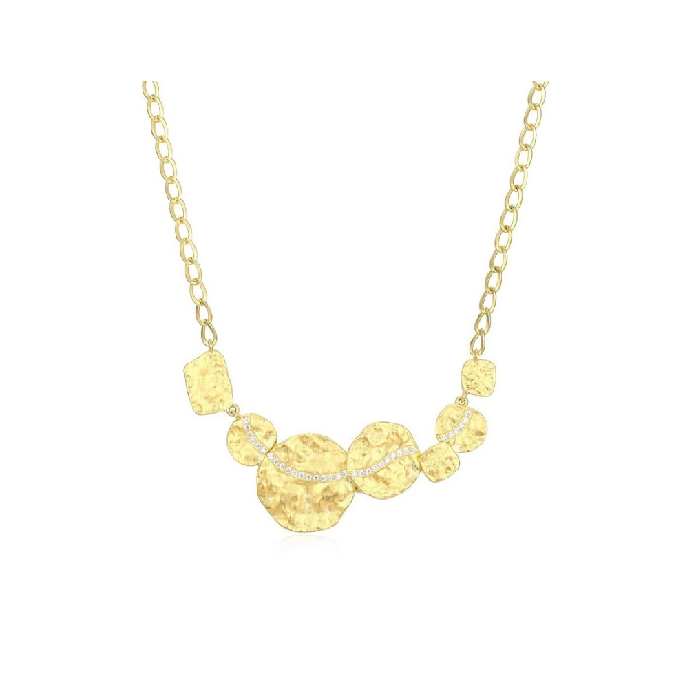 ELLE
  Galaxy   Horizontal Necklace 
CZ /18Kt...