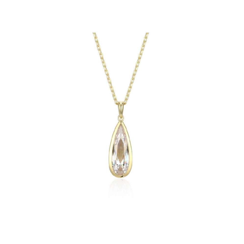 ELLE
  Lustre   Necklace
CZ/Silver/Gold Plate...