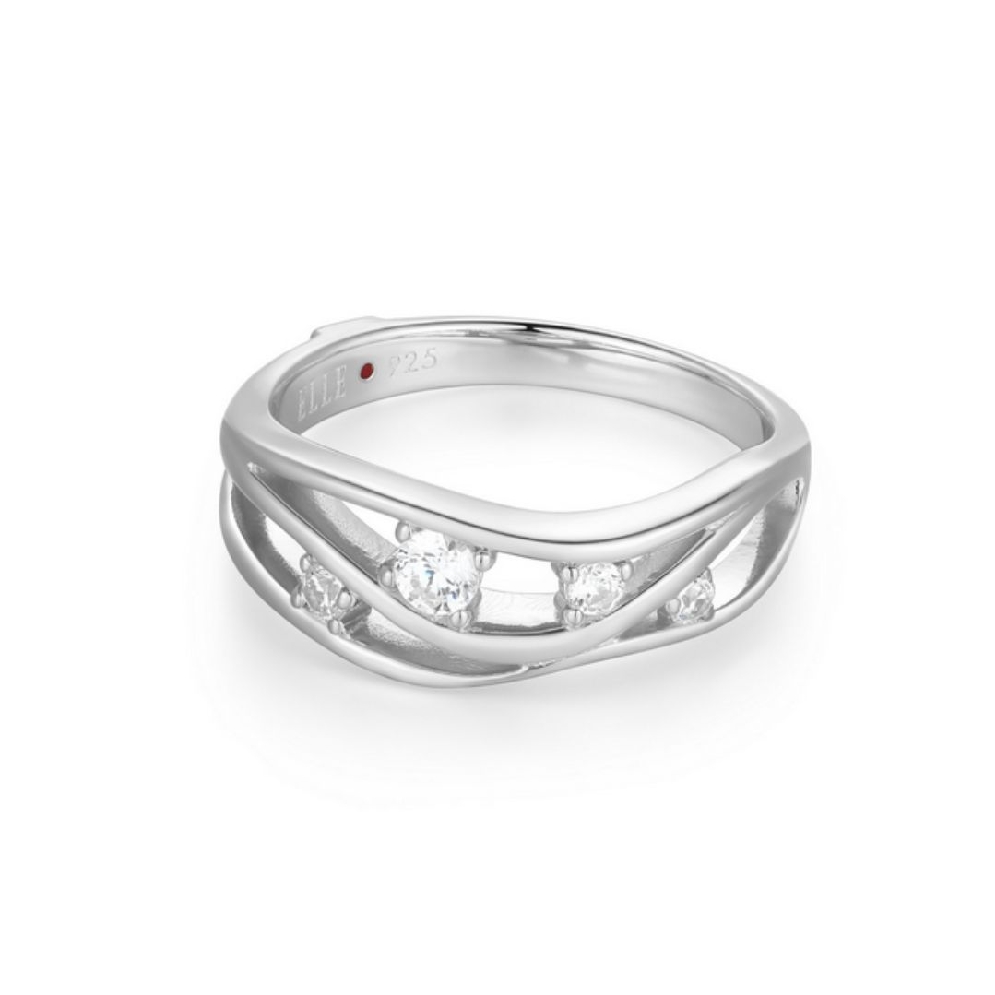 ELLE
  Between   Ring
w/CZ
Silver/Palladium/...