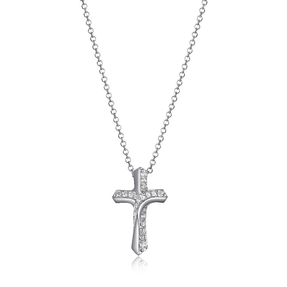 ELLE
  Devotion   Cross
Necklace 16  +2  
CZ...