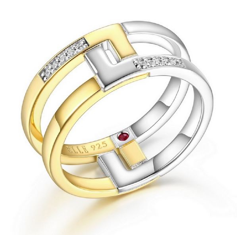 ELLE
  Horizon   Interlock Rectangle
Ring - S...