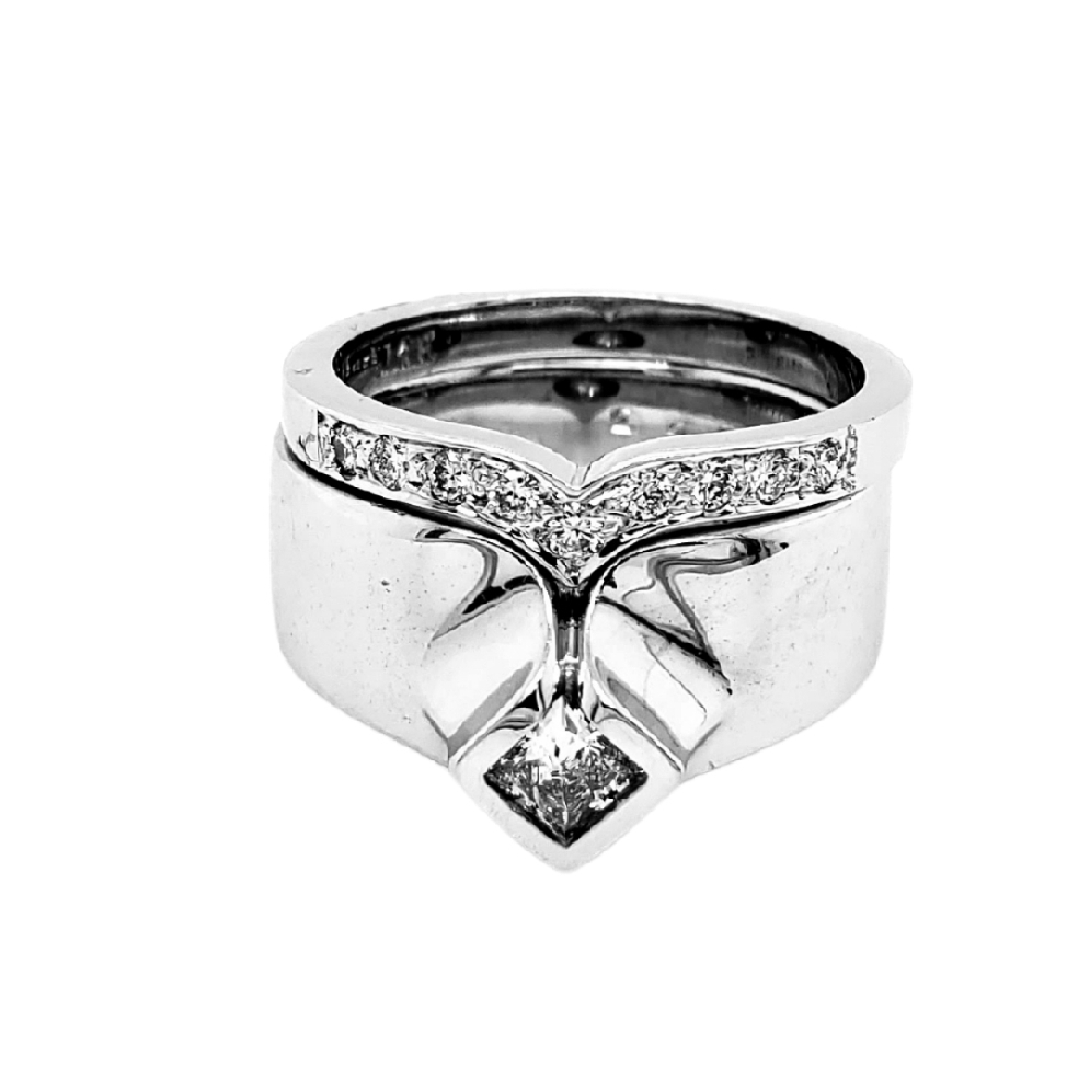 14KT Diamond Engagement Ring  SI H-I   0.25ct a...
