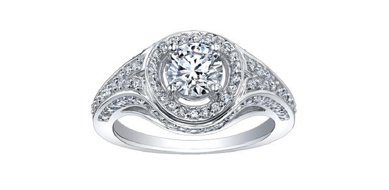  Maple Leaf Canadian Diamond Ring 1.29ctw
18KT...