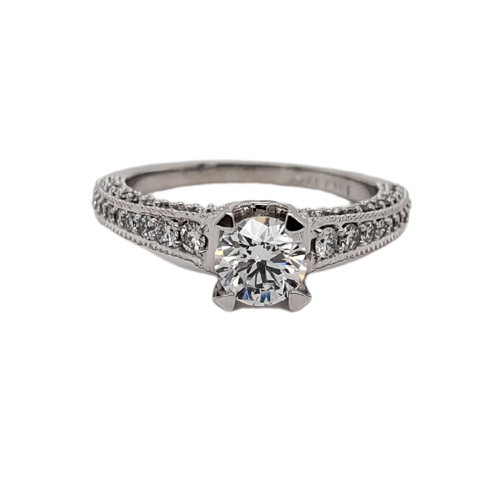 19KT WG Canadian Diamond Engagement Ring 1.05ct...