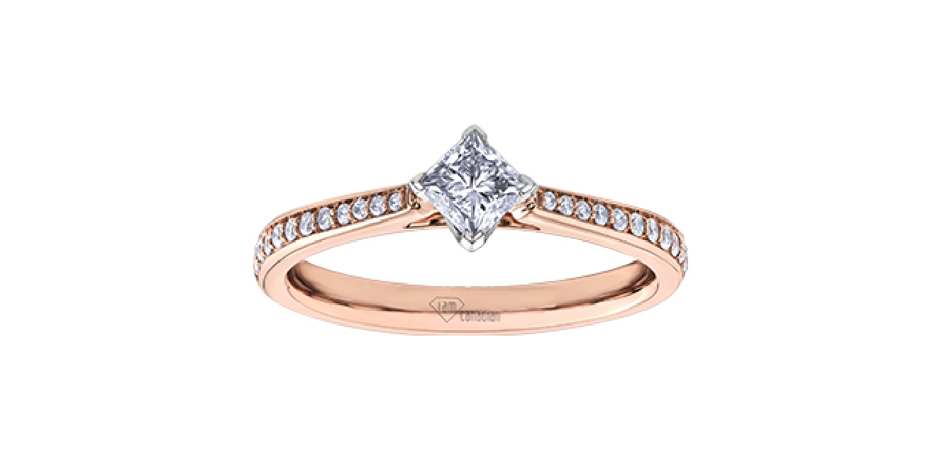 Maple Leaf Diamonds&trade; Engagment Ring 0.50ctw
...