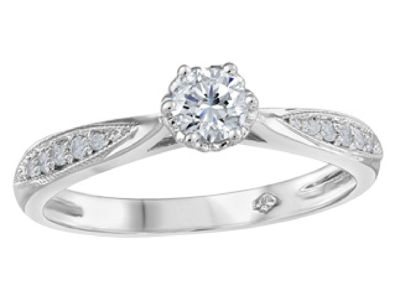 Canadian Diamond Engagement Ring 0.27ctw
14KT ...