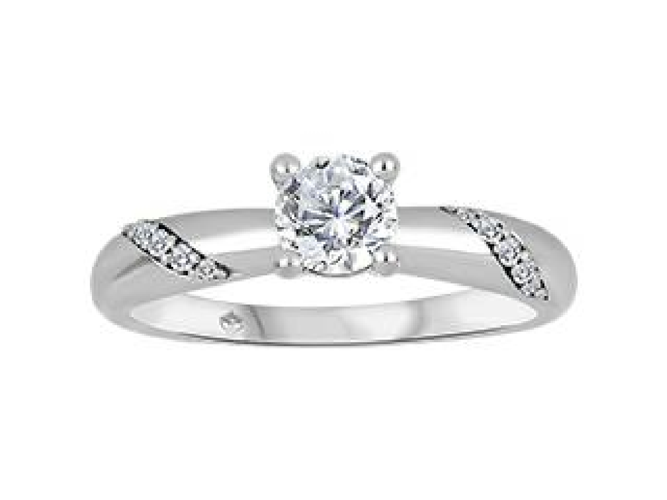 Canadian Diamond Engagement Ring .504ct 
14KT ...