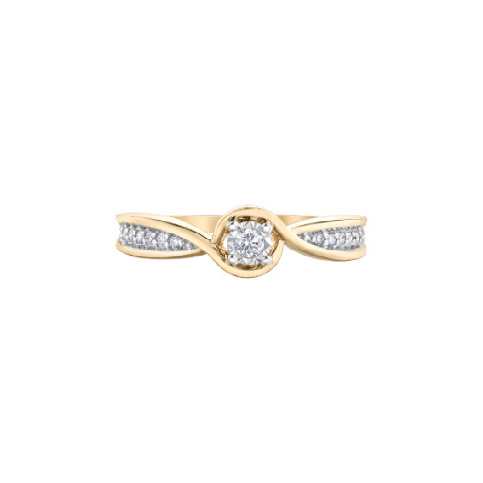 Diamond Engagement Ring from the Illuminaire Co...