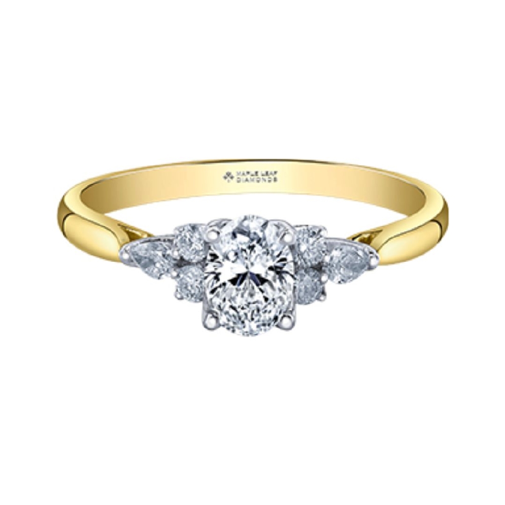 Maple Leaf Diamonds Engagement Ring 0.70ctw
0....