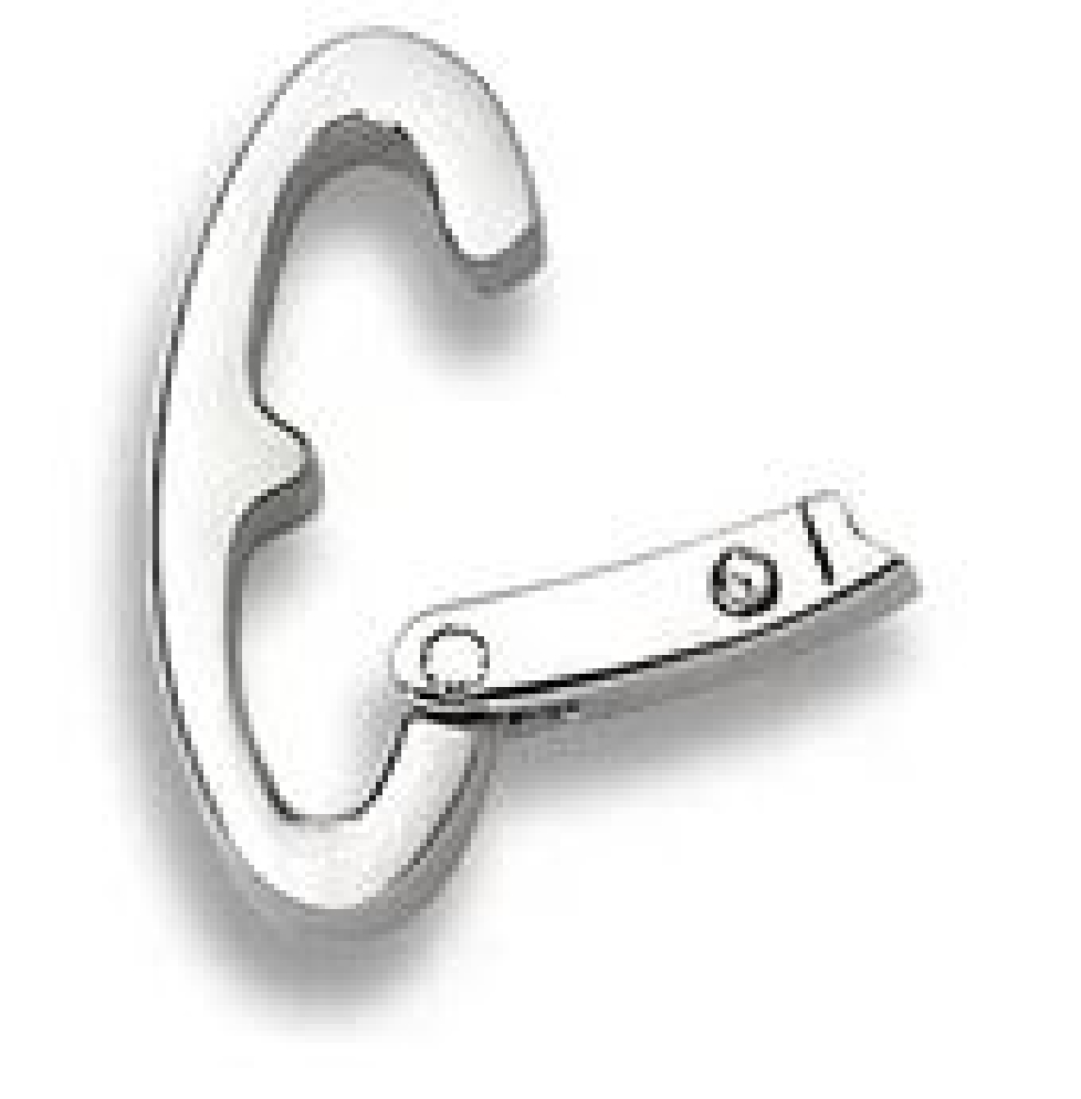 Steel  G Lock Clasp 
14.36x6.39mm  