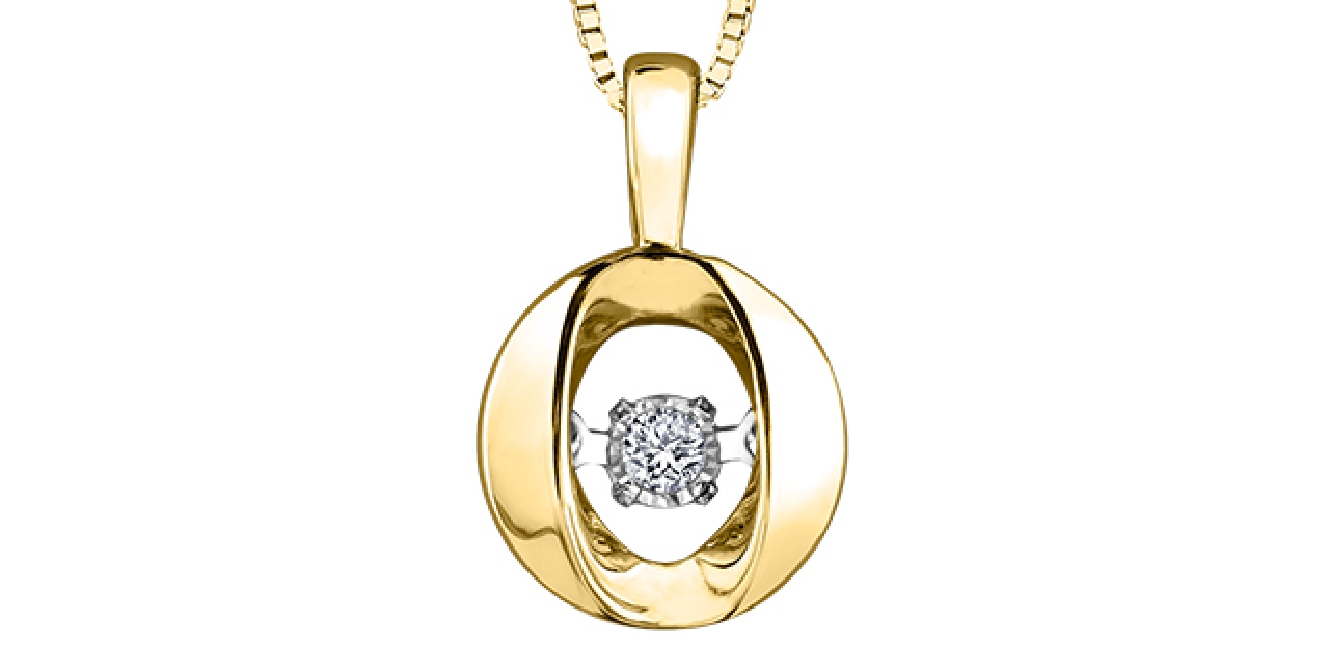 Forever Jewellery -Diamond Pendant in 10KT Yell...