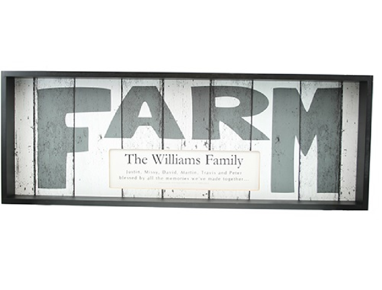 FARM Weathered Personalized Sign   