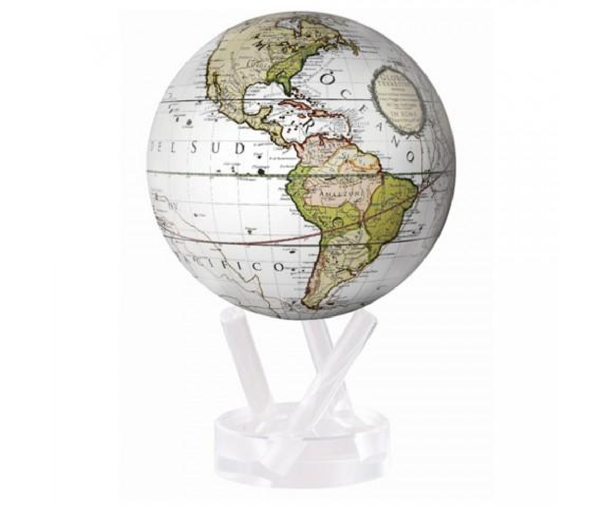 Magnetic Globe - Cassini Terrestrial in White
...