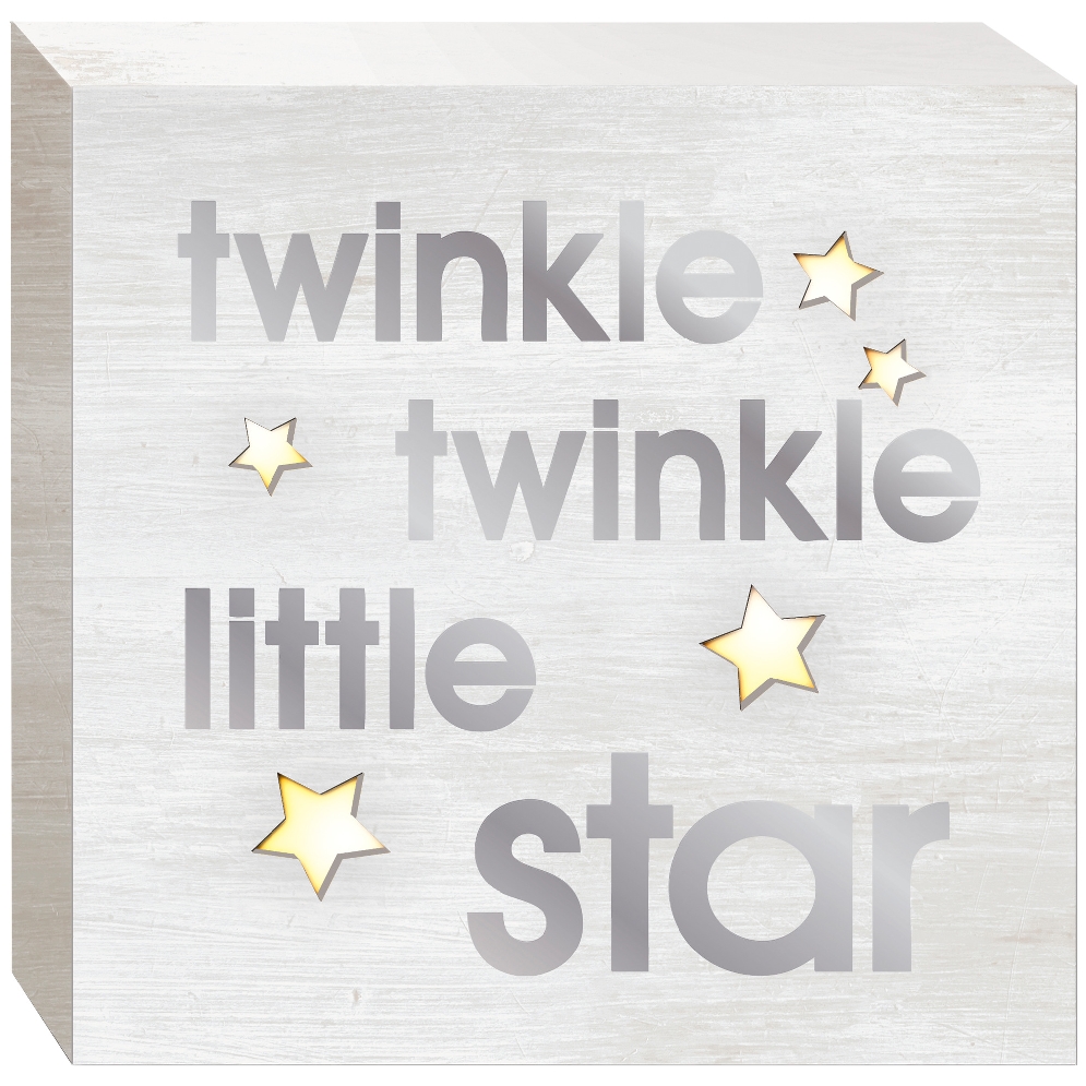   Twinkle; Twinke...   Light Up Plaque  
