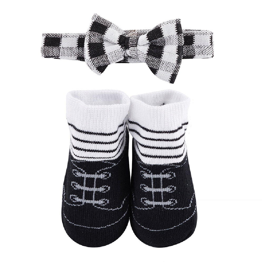 Bowtie &amp; Socks Set - Black Stripe Tux by Stepha...