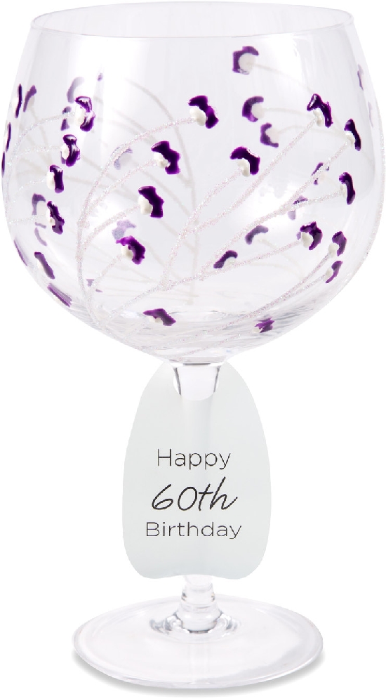 Purple Sprouts - 24 oz Hand Decorated Glass

...