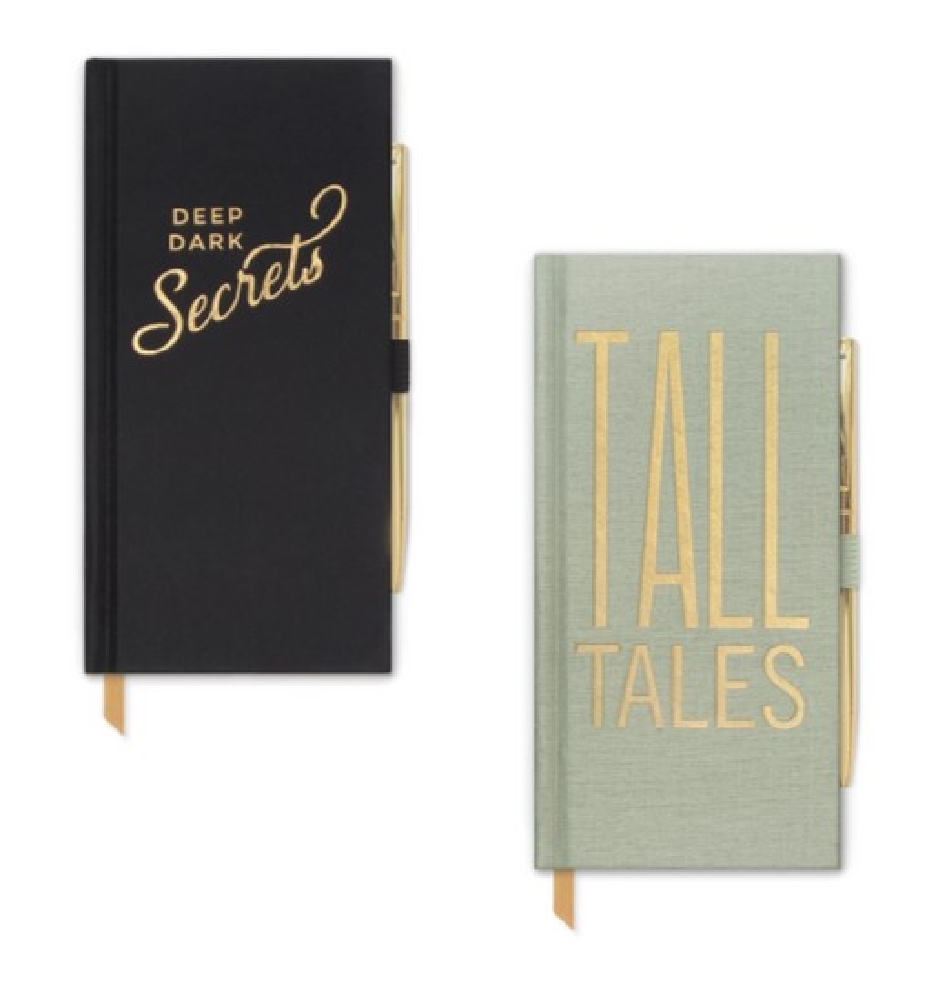 Skinny Journal with Pen -   Deep Dark Secrets  ...